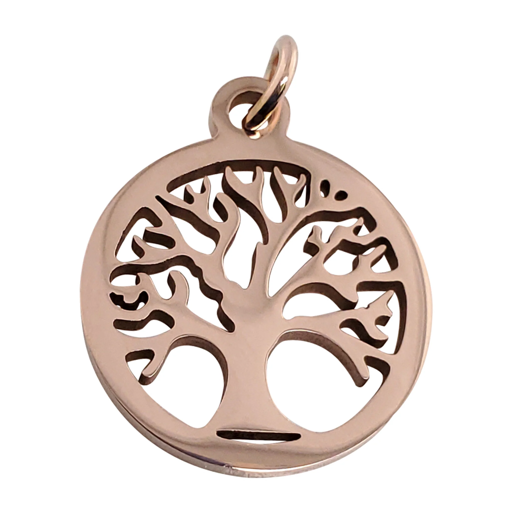 18K Gold PVD Coated Stainless Steel Tree of Life Charm / PDC9011 - Image 11