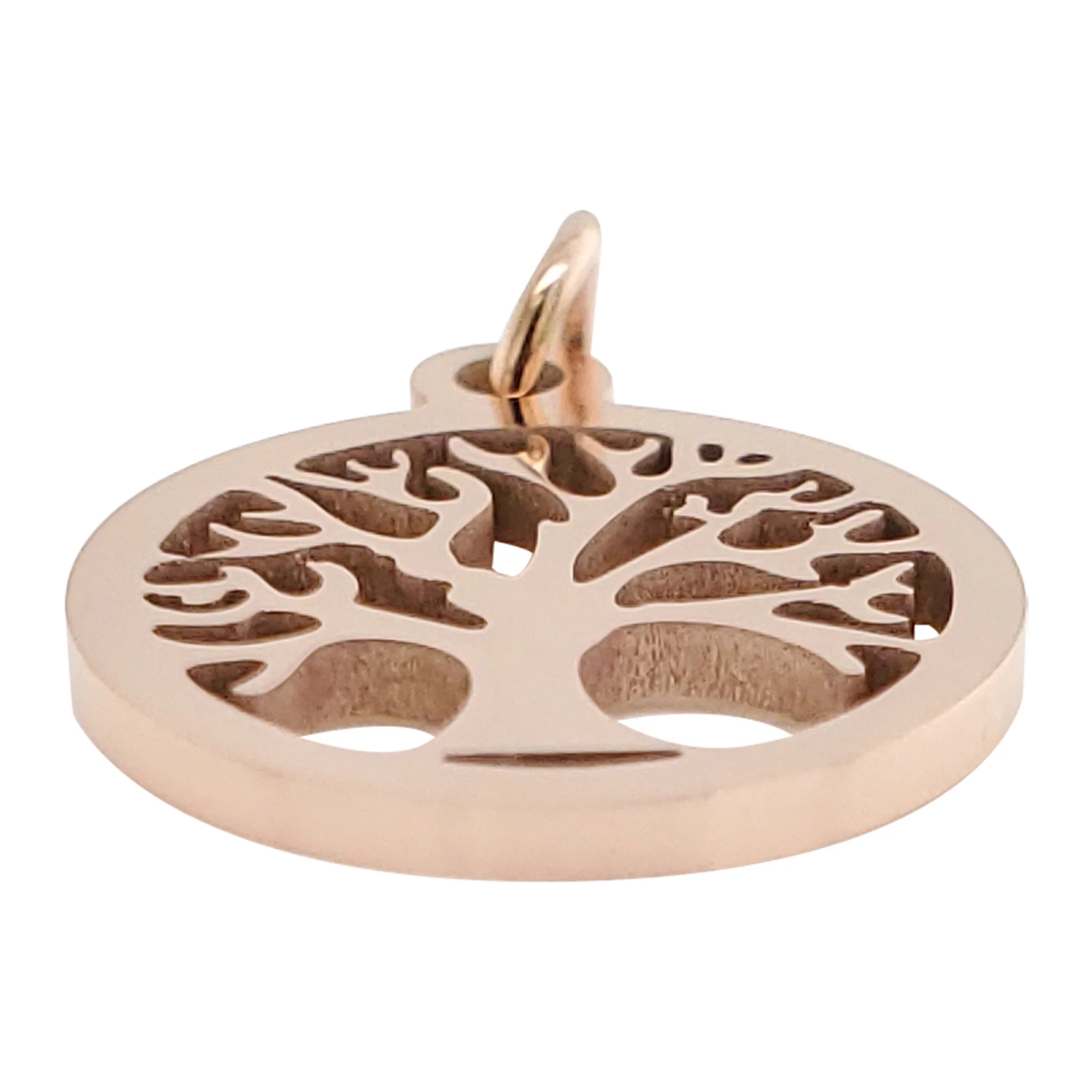 18K Gold PVD Coated Stainless Steel Tree of Life Charm / PDC9011 - Image 12
