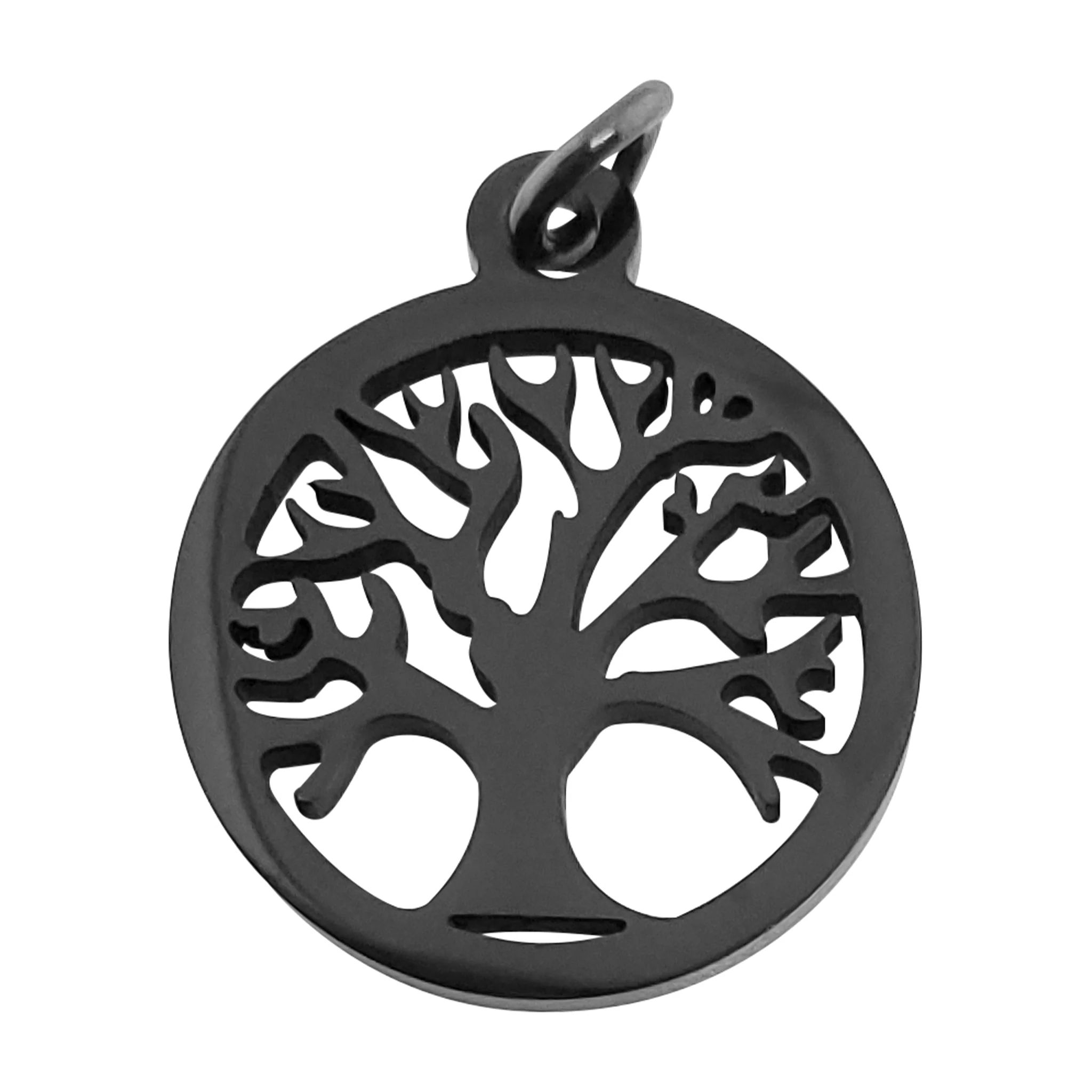 18K Gold PVD Coated Stainless Steel Tree of Life Charm / PDC9011 - Image 13