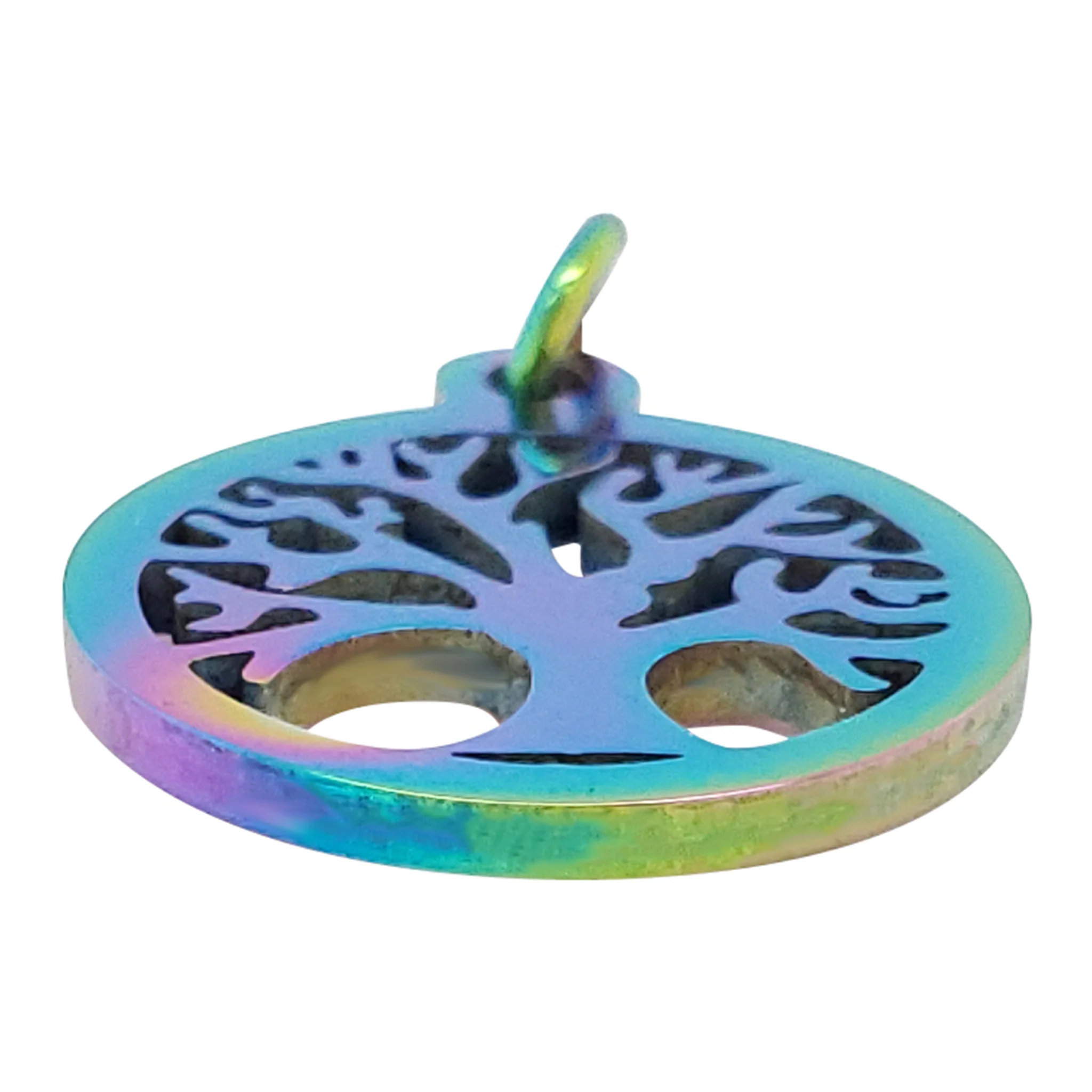 18K Gold PVD Coated Stainless Steel Tree of Life Charm / PDC9011 - Image 16