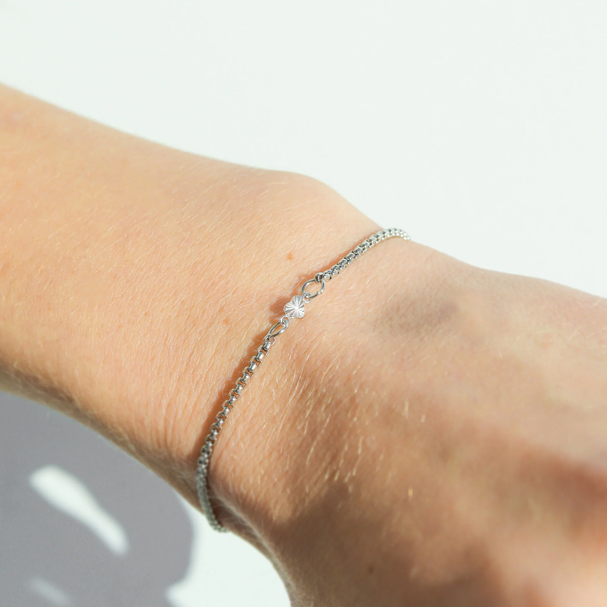 18K Gold PVD Stainless Steel Adjustable Bead Cinch Bolo Chain Bracelet / ENC0006 - Image 6