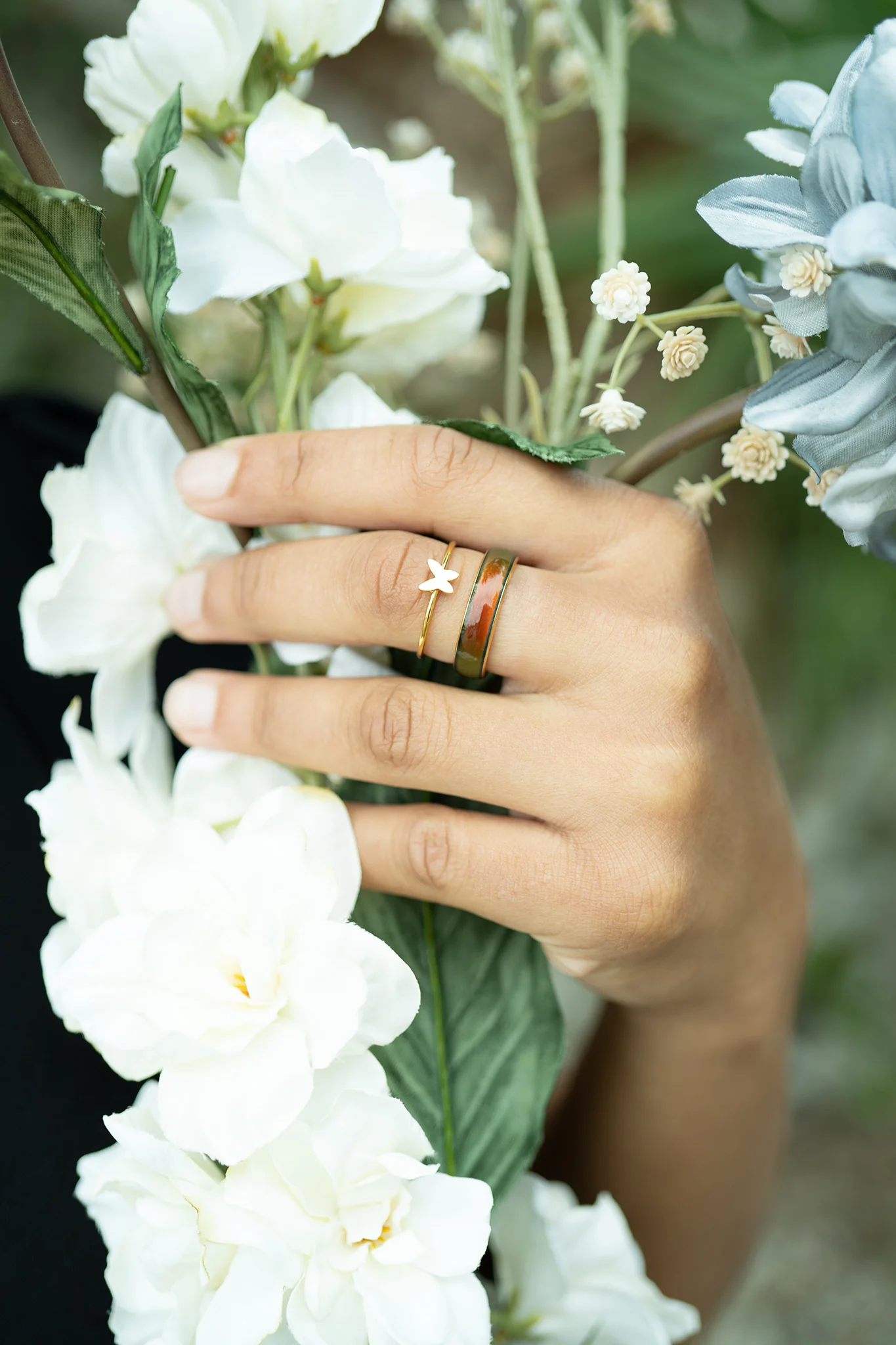 18K Gold PVD Stainless Steel Mood Band Ring / CFR7042 - Image 8