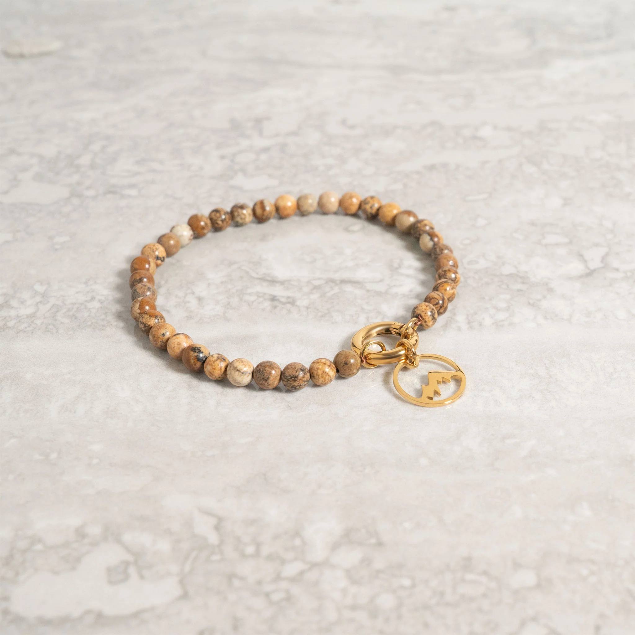 18K Gold PVD Stainless Steel Mountain Charm / PDJ5048 - Image 12