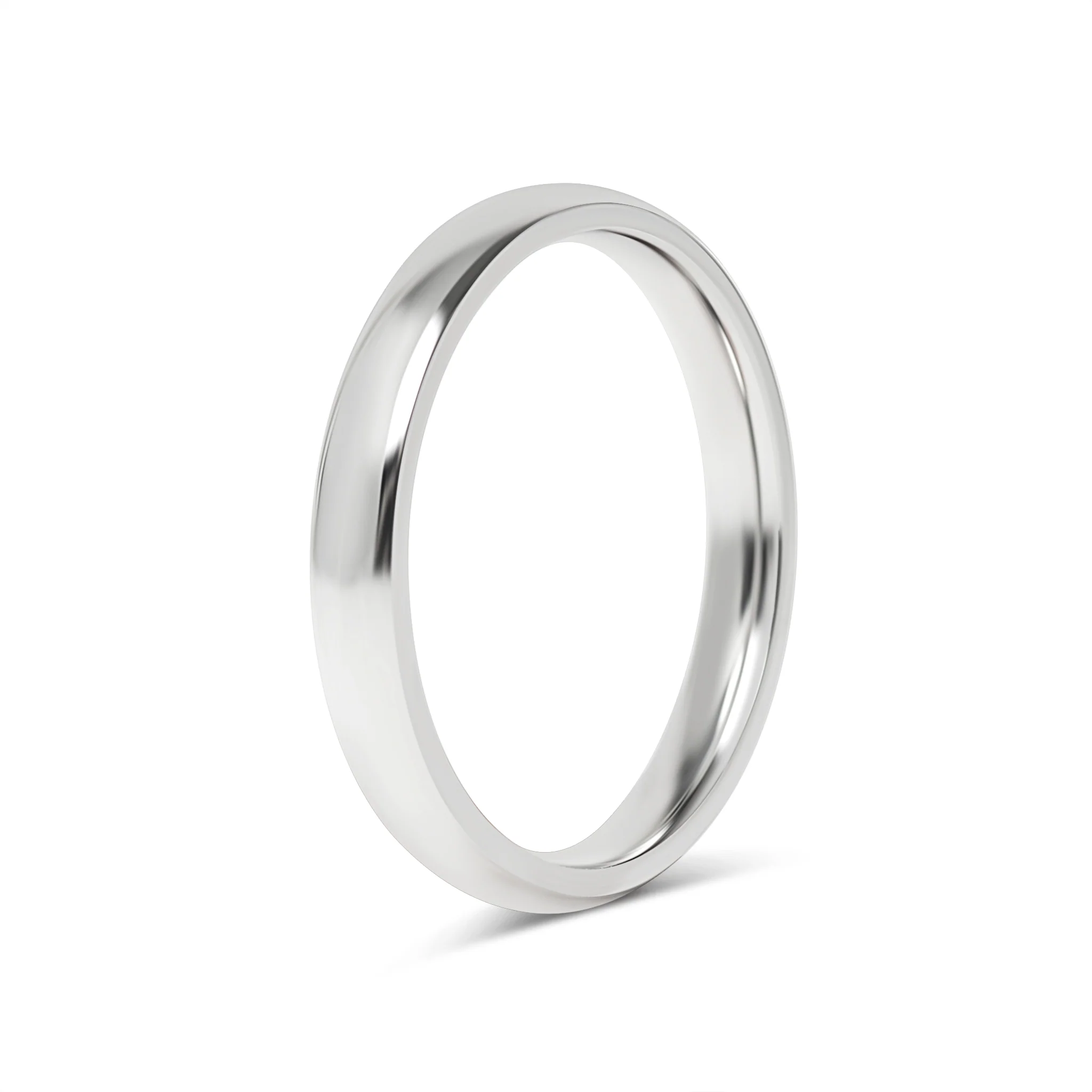 Highly Polished Rounded Stainless Steel Blank Ring 2mm - 6mm / CFR3029 - Image 12