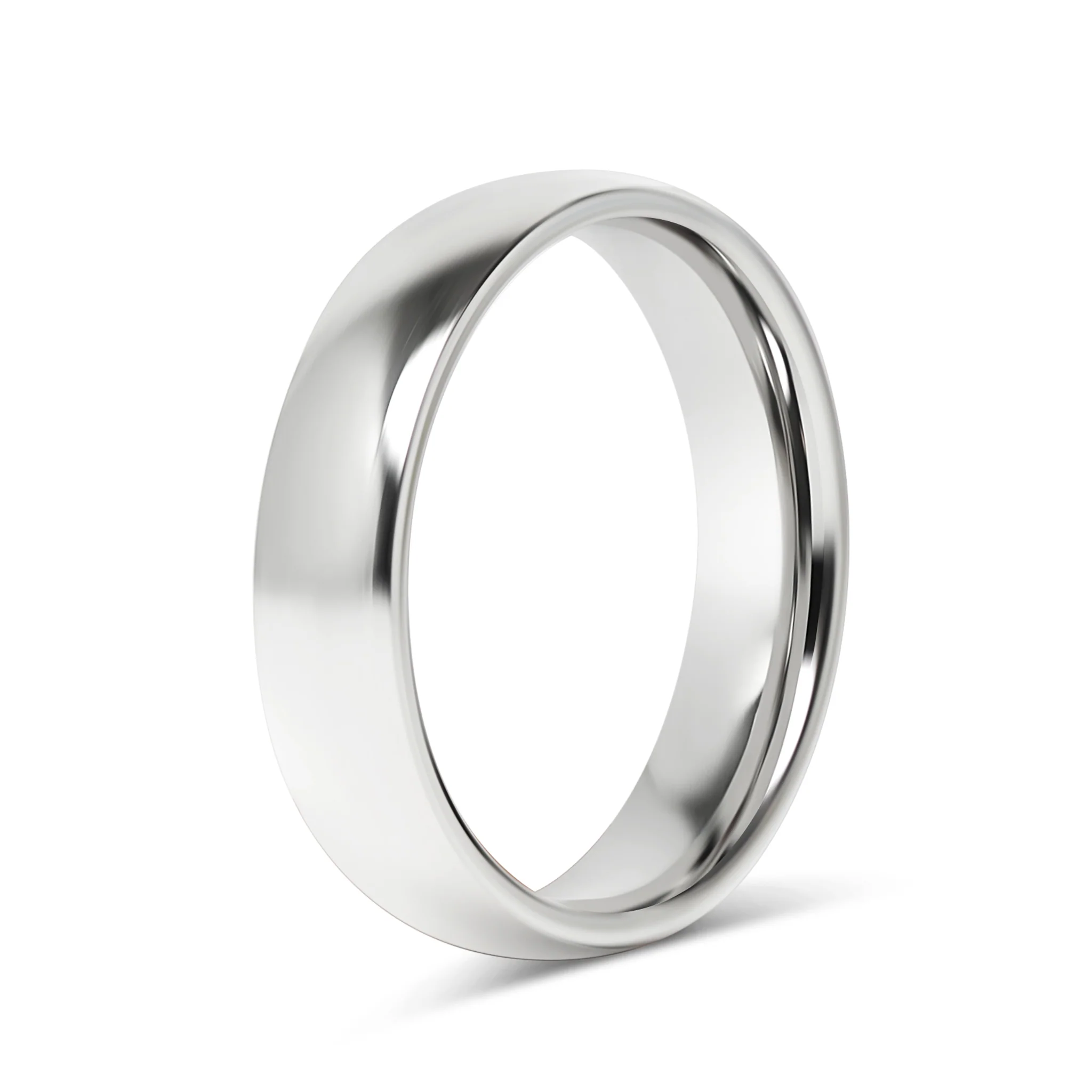 Highly Polished Rounded Stainless Steel Blank Ring 2mm - 6mm / CFR3029 - Image 14