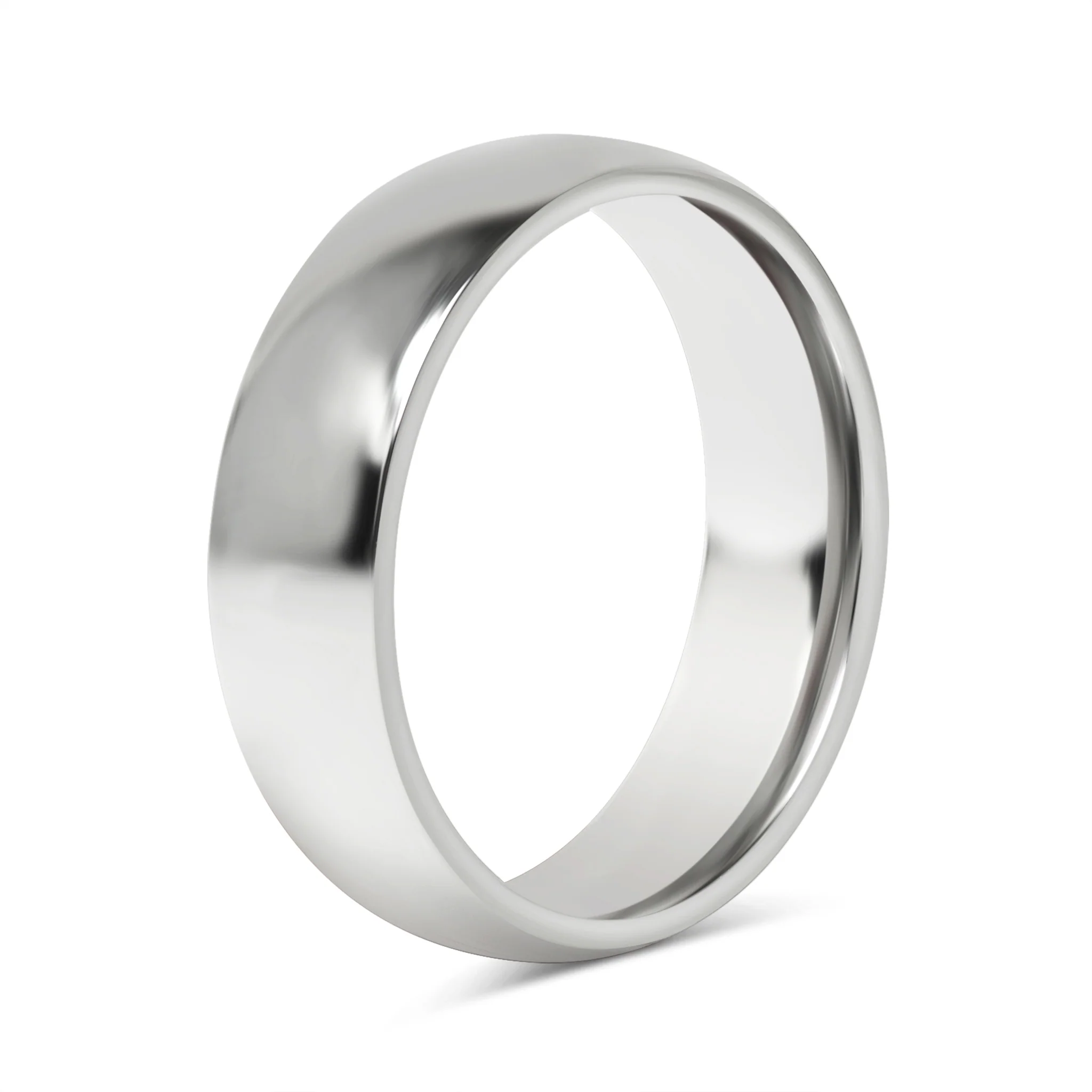 Highly Polished Rounded Stainless Steel Blank Ring 2mm - 6mm / CFR3029 - Image 15