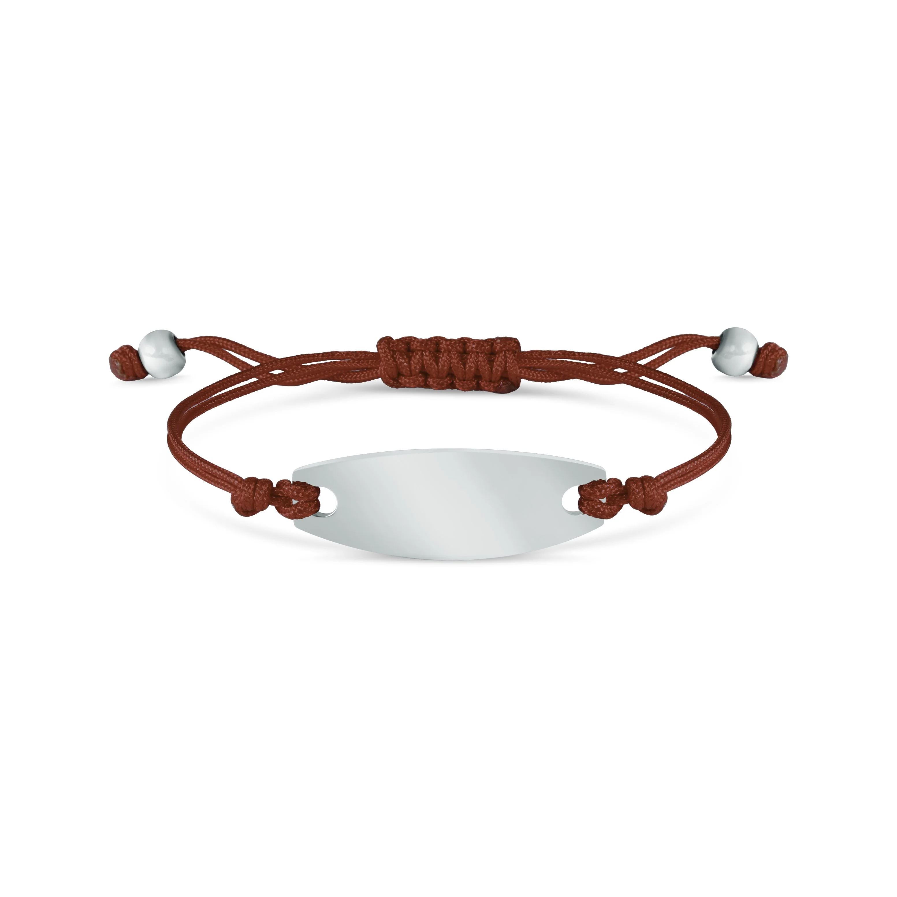 Engravable Oval ID Friendship Bracelet / OB0001 - Image 8