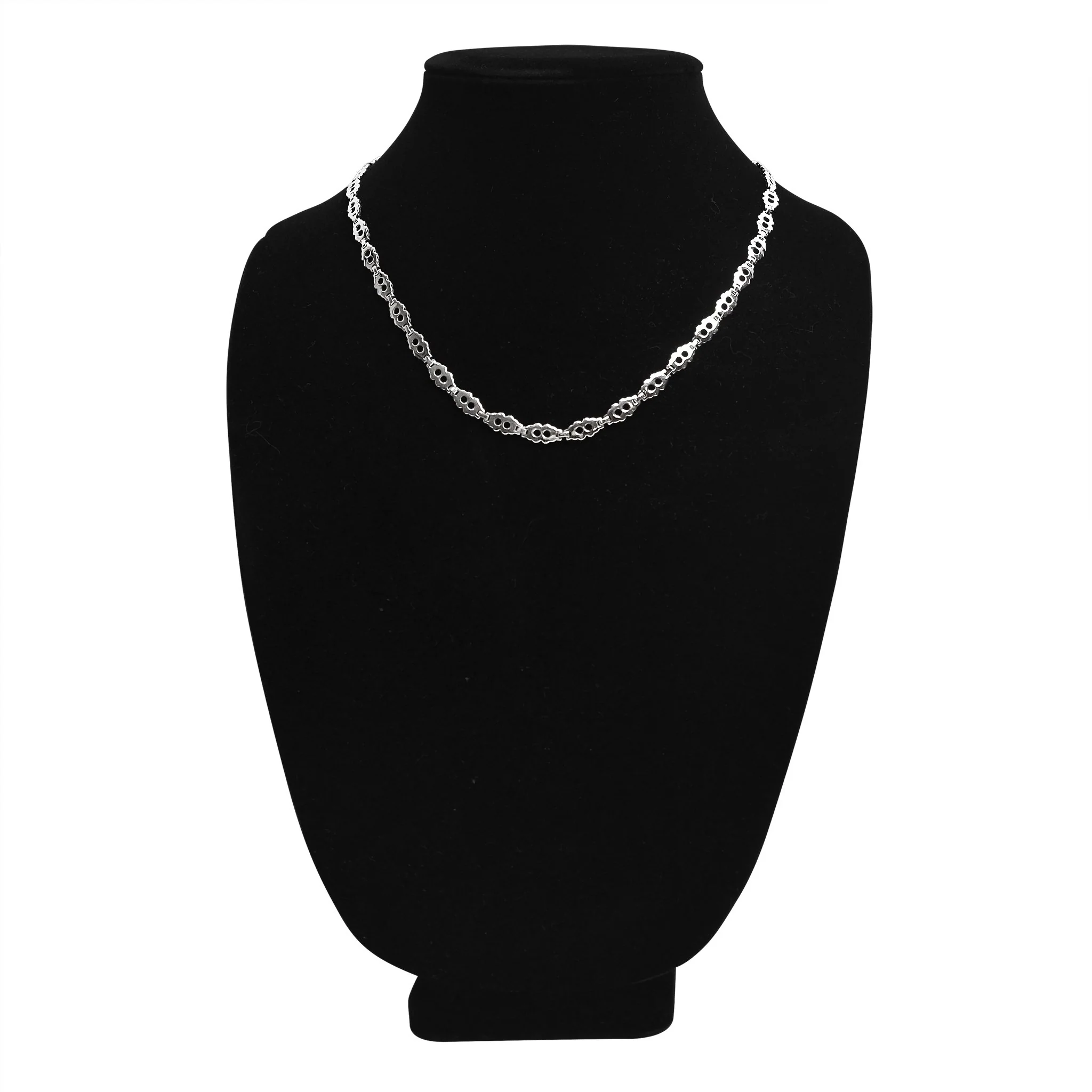 Stainless Steel Fancy Chain Necklace / NCC0007 - Image 4