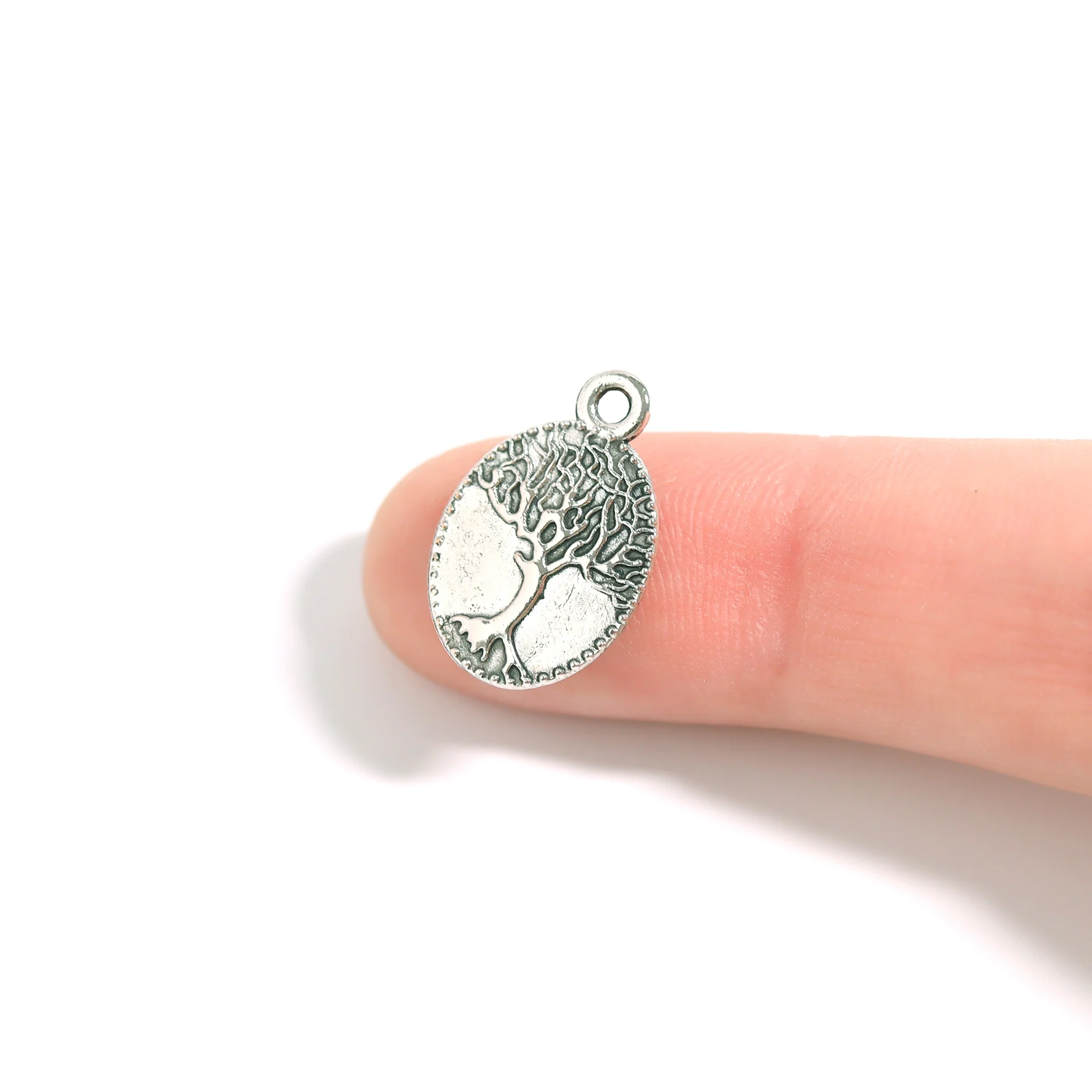 Oval Tree Charm / PDJ5017 - Image 3