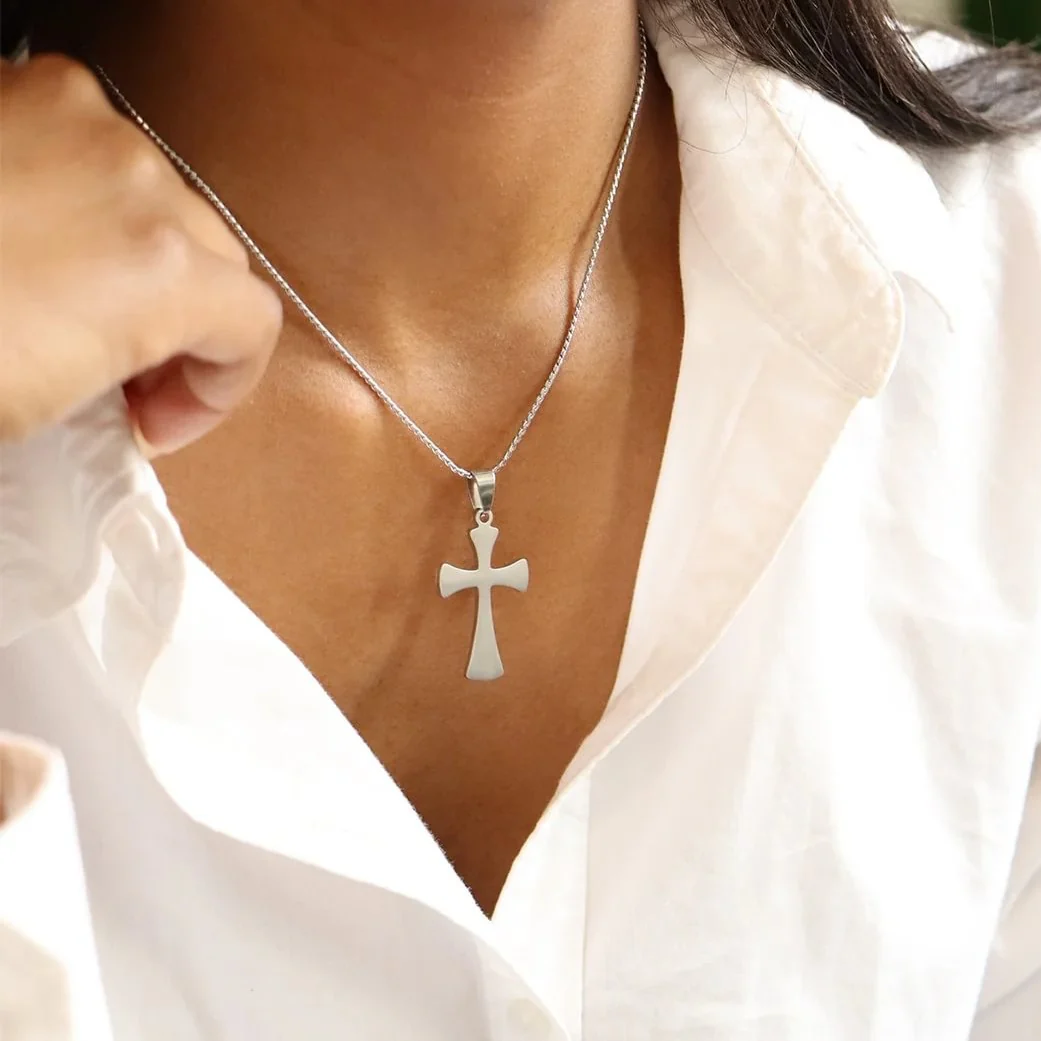 Stainless Steel Cross Pendant / PDJ2581 - Image 5