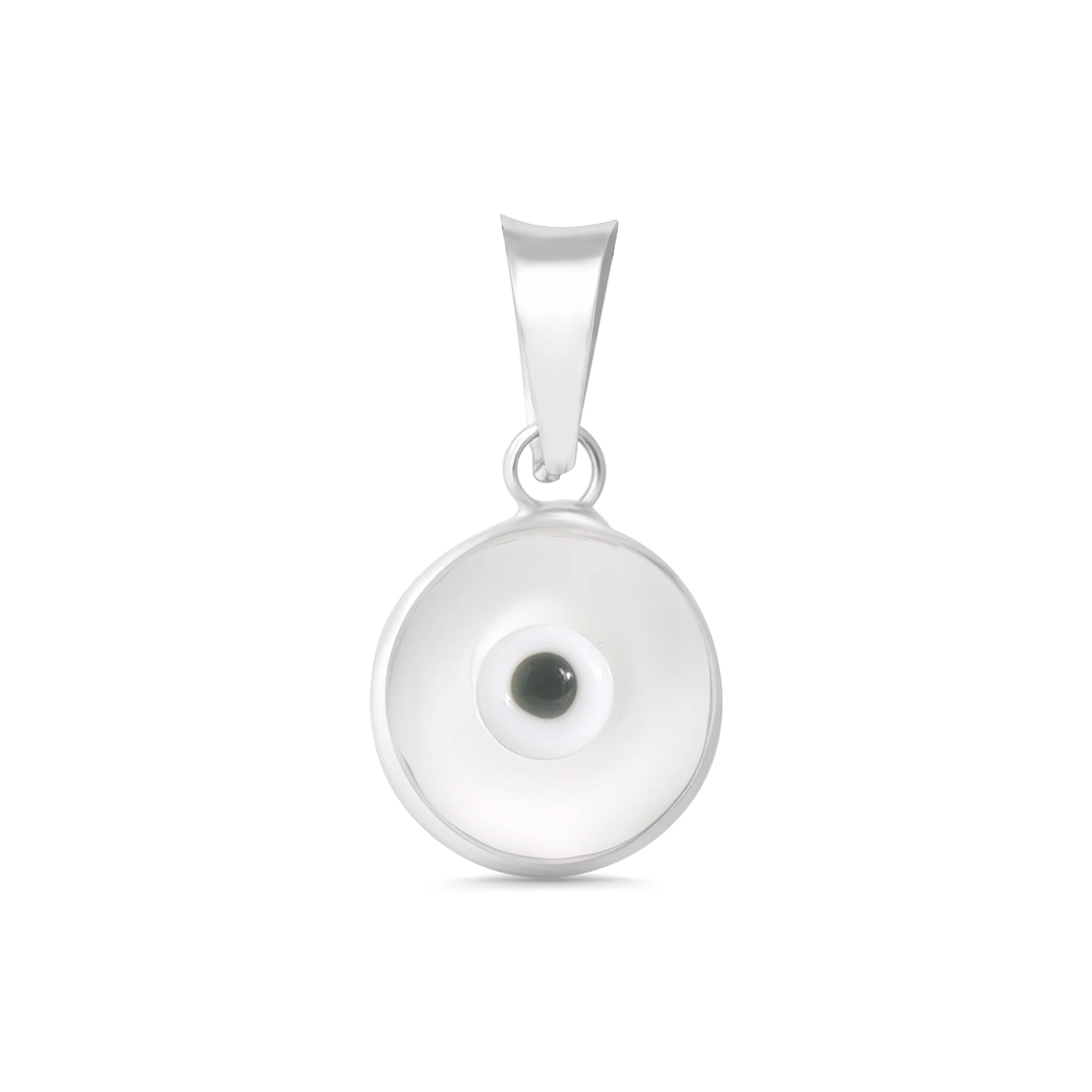 Sterling Silver Colorful Evil Eye Pendant / DIS0021 - Image 13