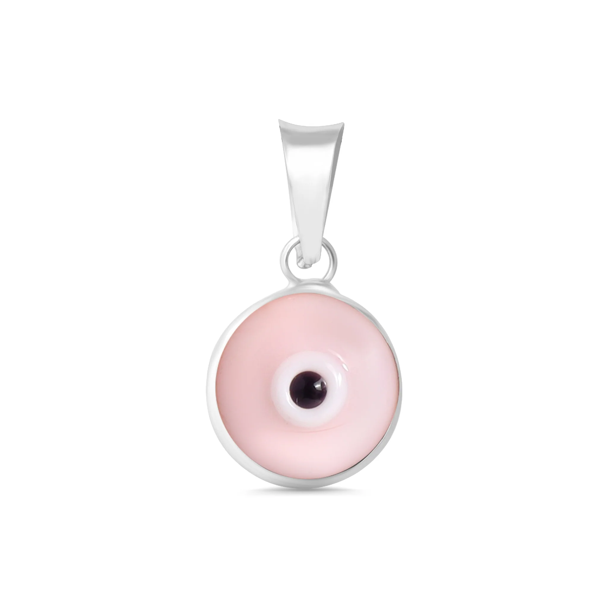 Sterling Silver Colorful Evil Eye Pendant / DIS0021 - Image 8