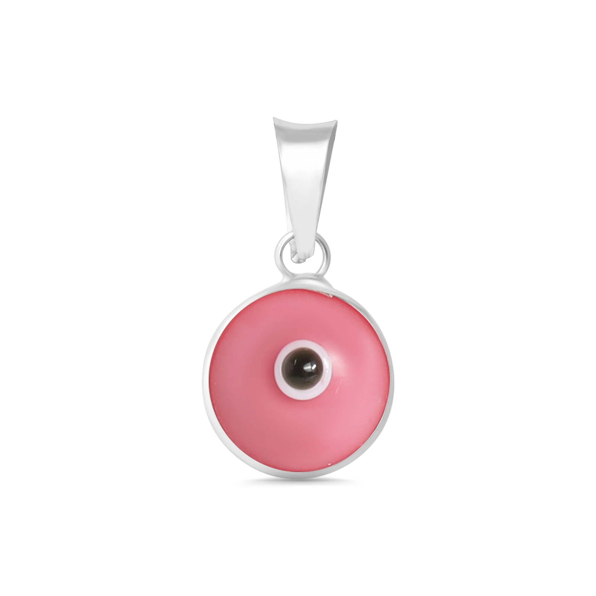 Sterling Silver Colorful Evil Eye Pendant / DIS0021 - Image 9