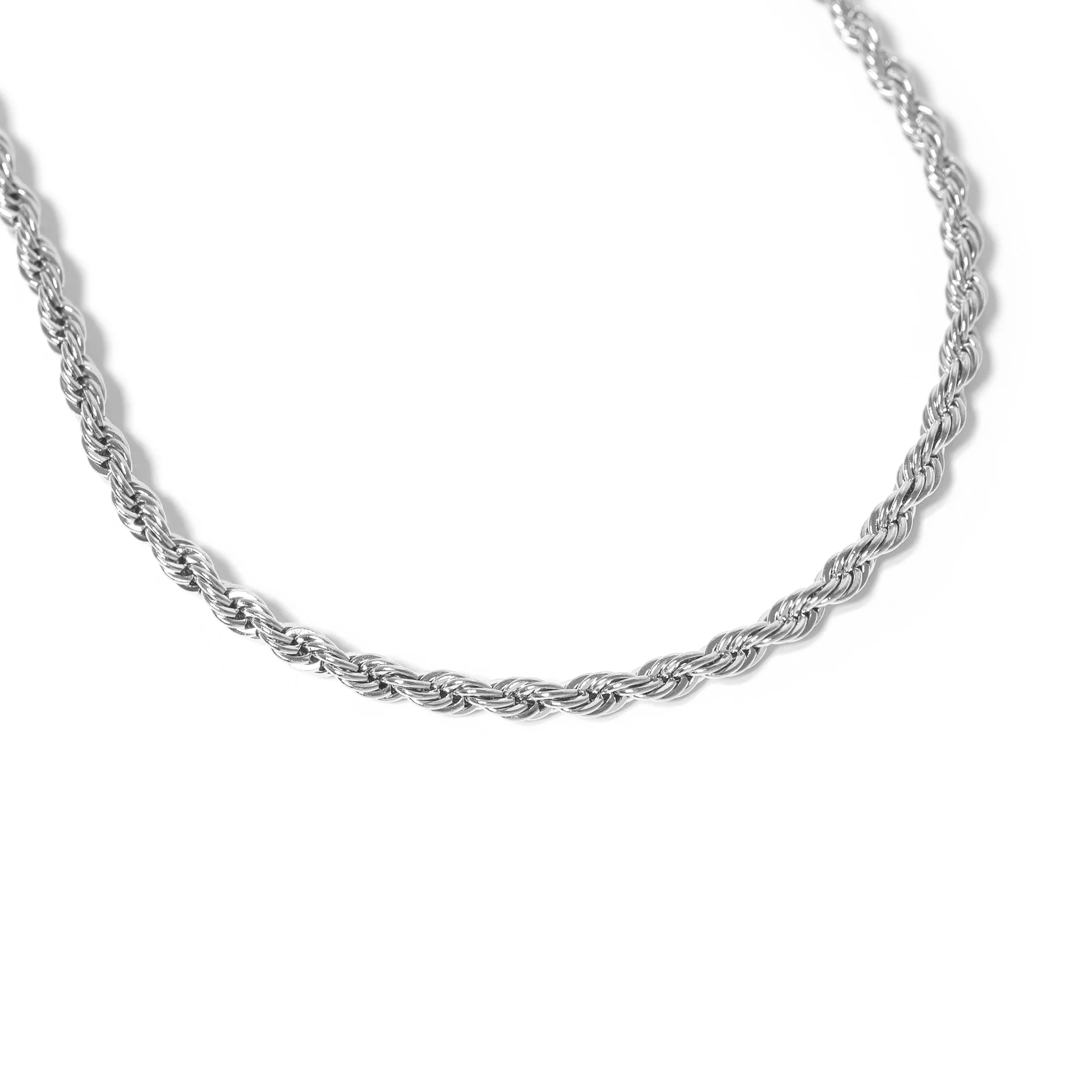 Stainless Steel Rope Chain Necklace / CHN9700 - Image 6