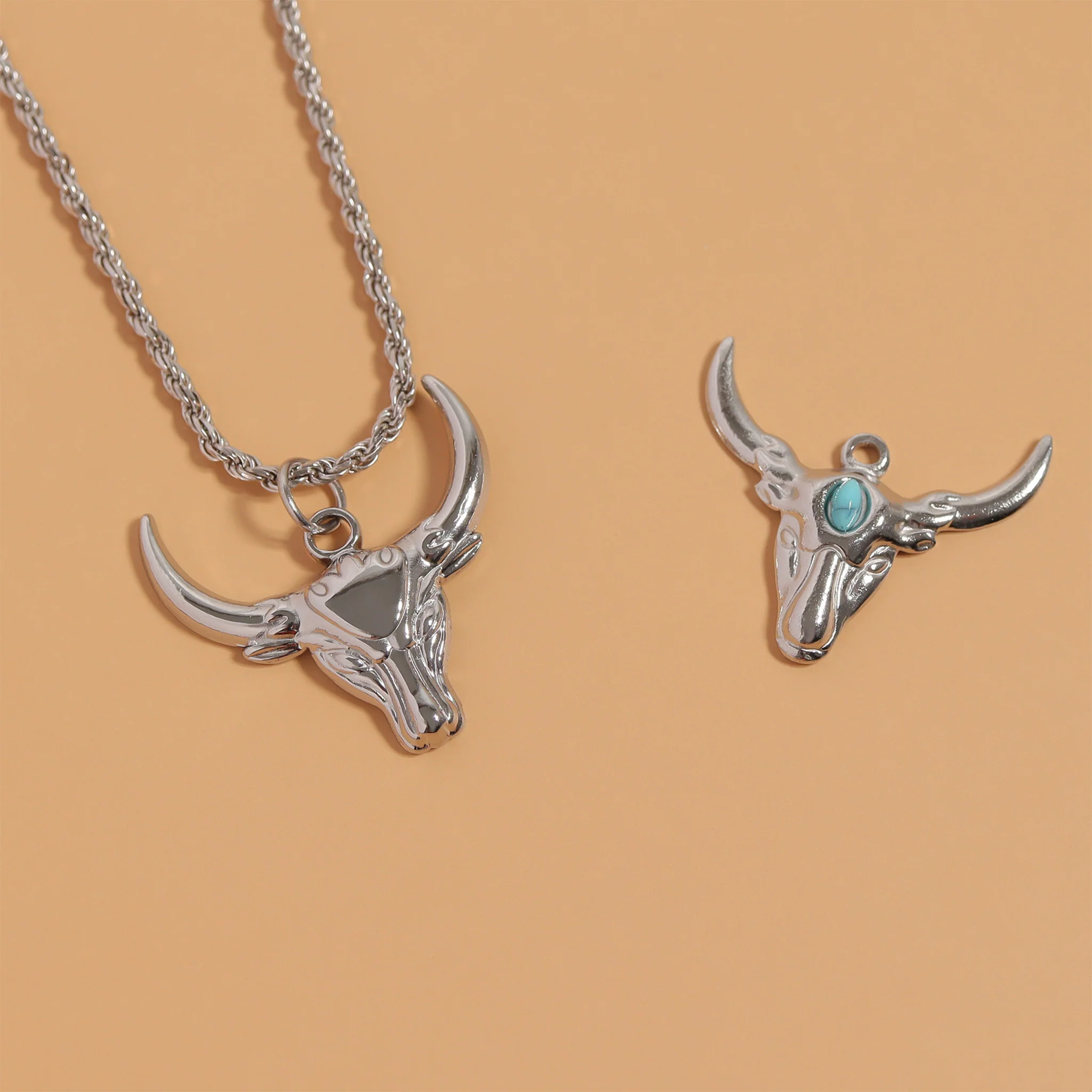 Stainless Steel Rope Chain Necklace / CHN9700 - Image 8