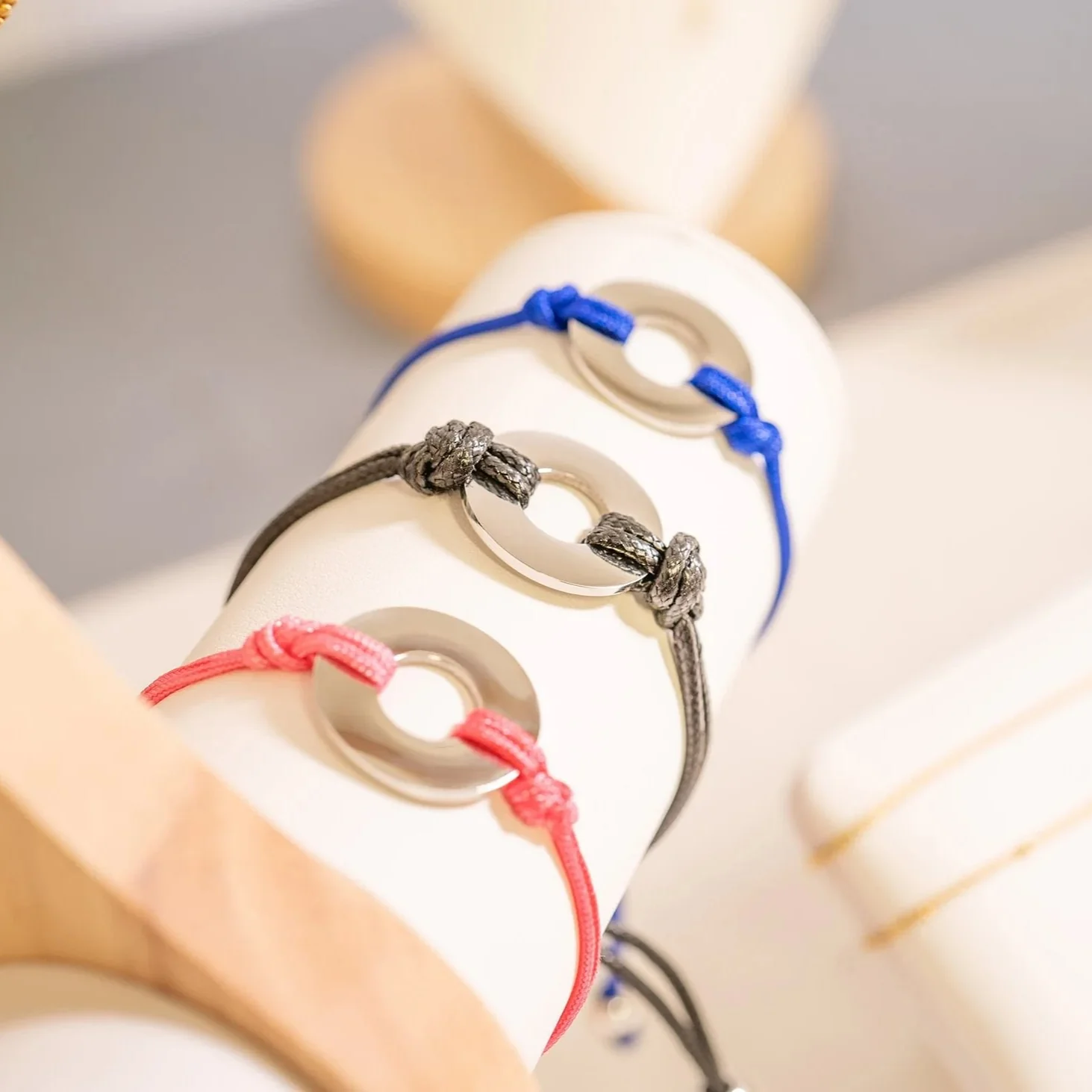 Stainless Steel Engravable Washer Friendship Bracelet / WB0001 - Image 7